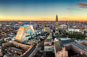 Stads uitzicht Groningen